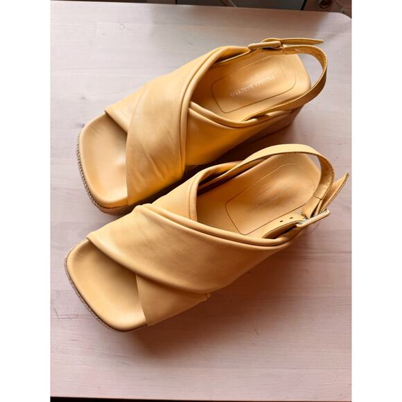 PALOMA BARCELÓ Women's Lea Slingback Platform Wedge Sandals size 38 /US 8 - Picture 12 of 13